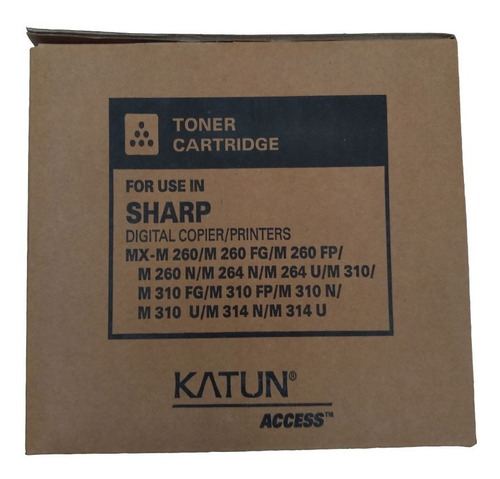 Cartucho Toner Compatible Con Sharp Mx M 260 264 310 314 354 Tinta Negro