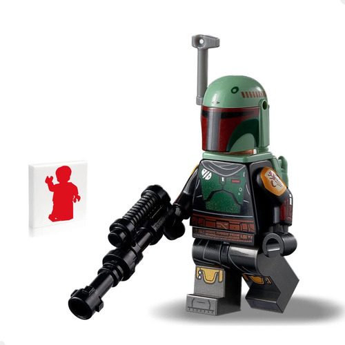 Boba Fett Minifigura Métrica Con Armadura Beskar 75312