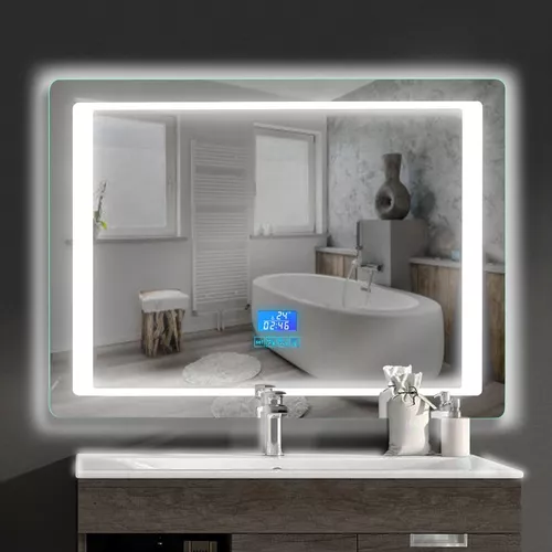 Espejo Baño Luz Led Bluetooth Desempañador 80 X 70