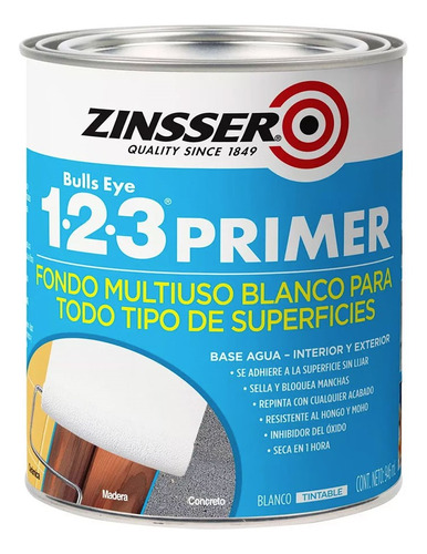 Pintura Fijador Sellador Bulls Eye X 1lt Zinsser - Prestigio