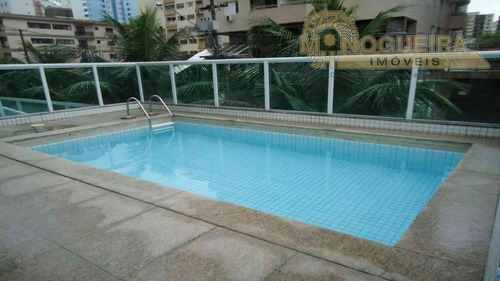 Apartamento Na Praia Grande Tupi 109 M2 Com Varand - 3885