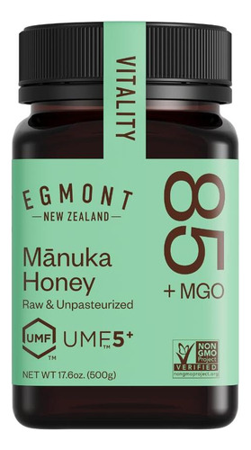Miel Cruda Manuka Egmont Mgo 85+ Umf 5+ 500g Pura