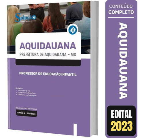 Apostila Aquidauana Ms - Professor De Educação Infantil