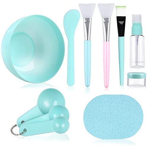 Face Mask Mi Bowl Set, Facial Mask Mi Tool Kit With Plastic 