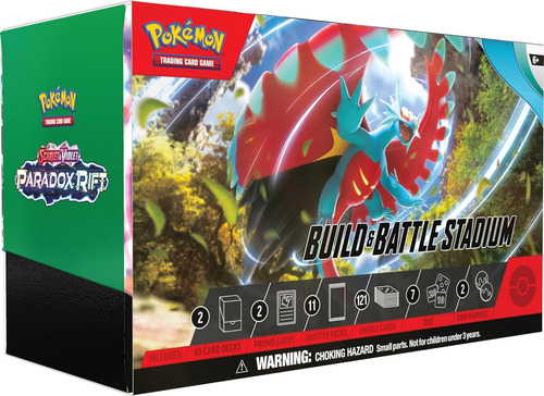 Pokemon Tcg Paradox Rift Build & Battle Stadium Ingles Pokemon Paradox Rift