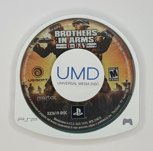 Brothers In Arms D Day Psp Ubisoft