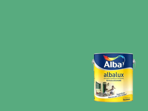 Albalux Colores Brillante 4lt Esmalte Sintetico - Sagitario Color Verde claro