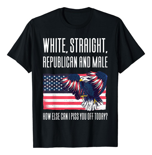 Camiseta Masculina Republicana Blanca