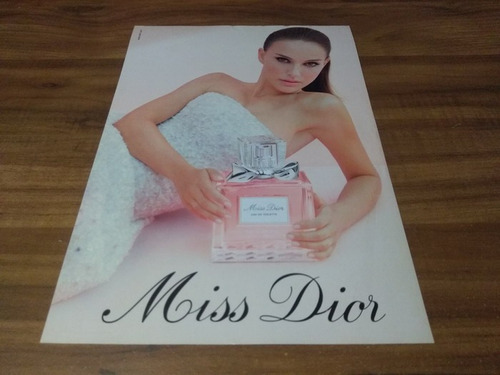 (pg388) Natalie Portman * Publicidad Miss Dior