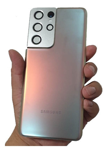 Tapa Trasera Samsung Galaxy S21 Ultra Con Cristal Camara 