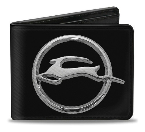 Cartera Chevrolet Impala Deer Emblema Negro/plateado