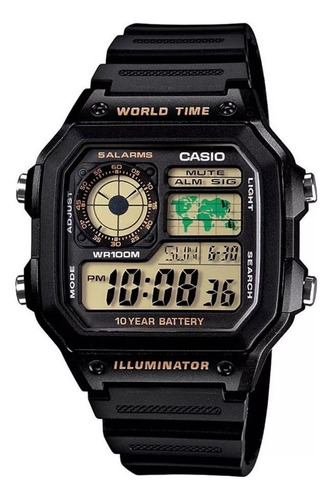 Reloj Casio Ae-1200wh-1b - Original - Rdaniel