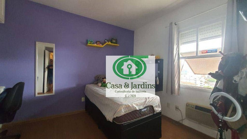 Imagem 21 de 30 de Cobertura Duplex No Boqueirão/vila Rica - Av. Washington Luiz. - R$ 1.250.000, - Santos - Co0241