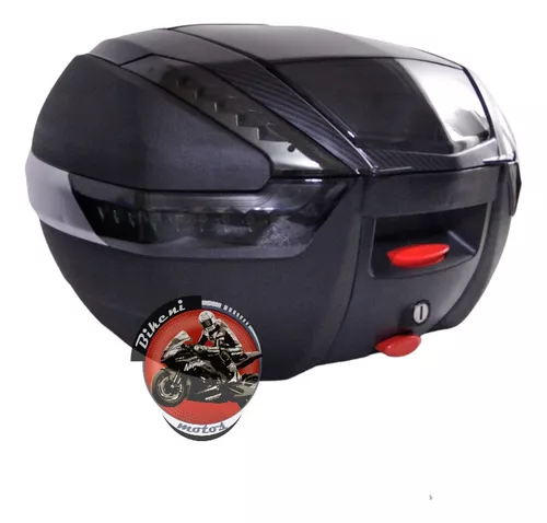 Maleta Top Case Moto Aluminio Negro 4rs E70 45 Litros Turism