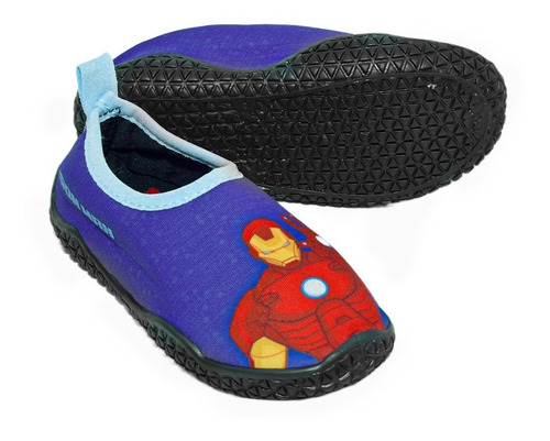 Zapato Acuatico Sandalia Infantil Disney Marvel Iron Man