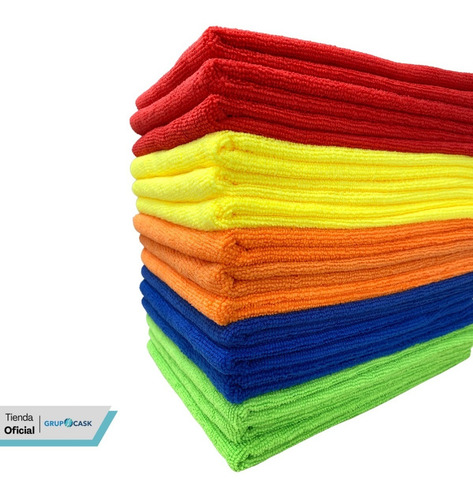 Imagen 5 de 6 de Trapo Paño Microfibra Multiusos Ultra Absorbente 25 X 33 Cm