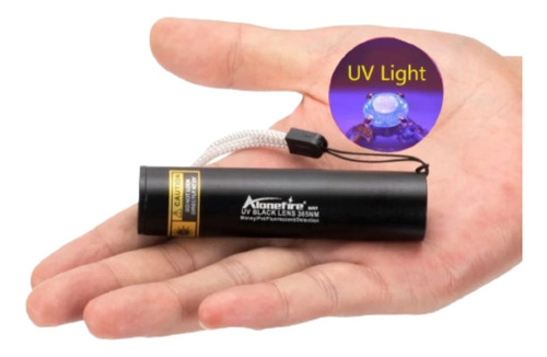 Linterna Uv Detector De Diamantes Rubi Gemas Ámbar Dinero