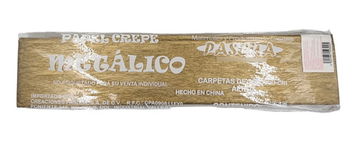 Paquete De 10 Papel Crepe Metalico Pascua 200cm X 50cm