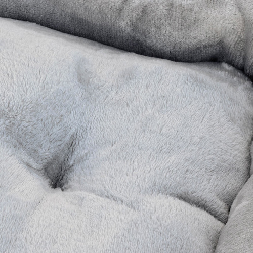 Cama Samba Para Perros Pequeños Color Gris Claro
