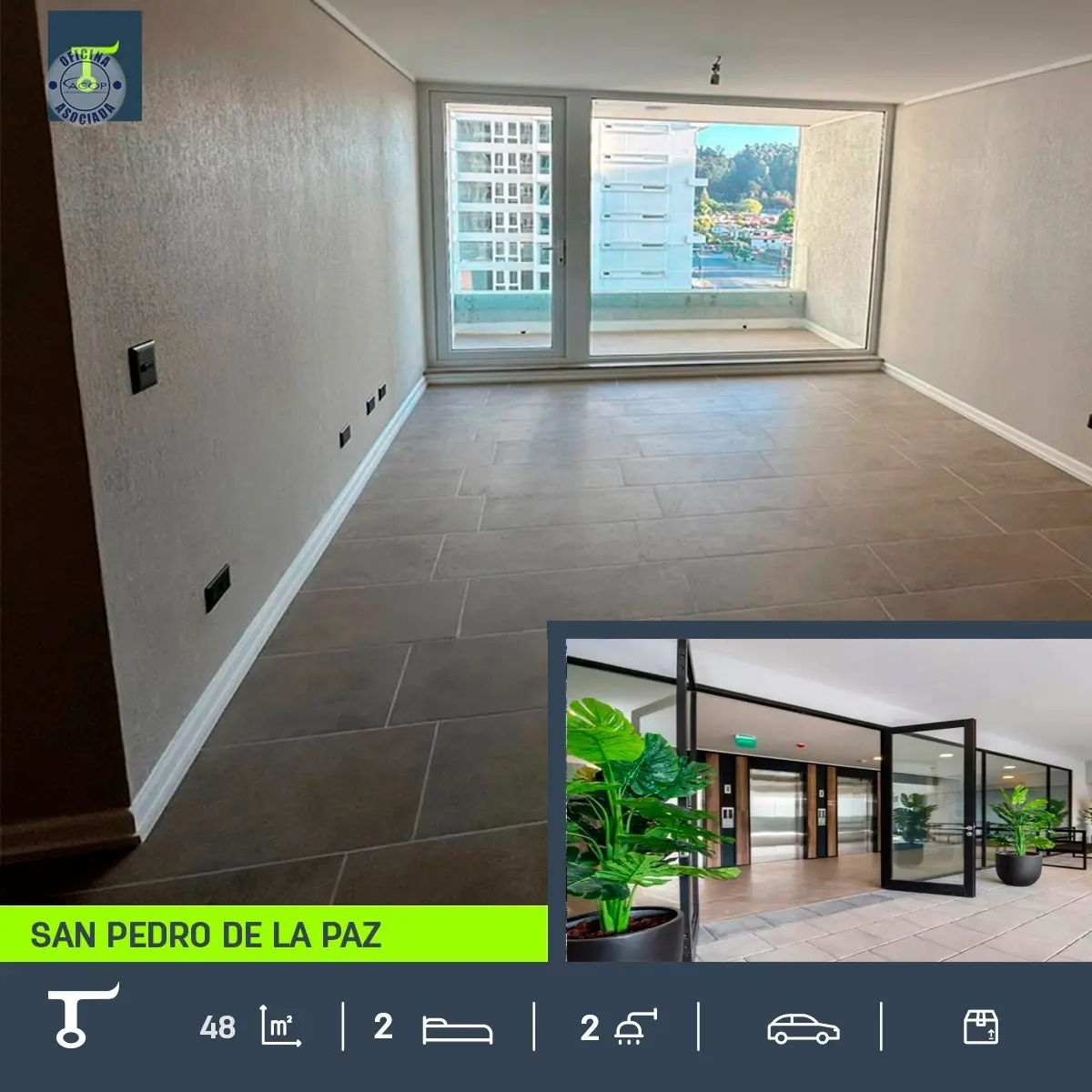 Imagen 1 de 15 de Departamento En Venta De 2 Dorm. En San Pedro De La Paz