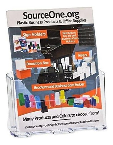 Source One Prium Counter Tope Full Size, Soporte De Folleto