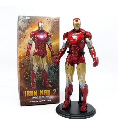 Figura Iron Man 2 Mark Vi Empire Toys Escala 1:6 De Lujo