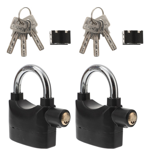 Candado Antirrobo Ring Lock Para Bicicleta, 2 Unidades