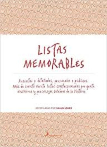 Libro Listas Memorables. /179