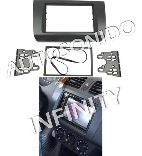 Adaptador Bisel Radio 2 Din Suzuki Swift 2006 / Up 7 Pulgada