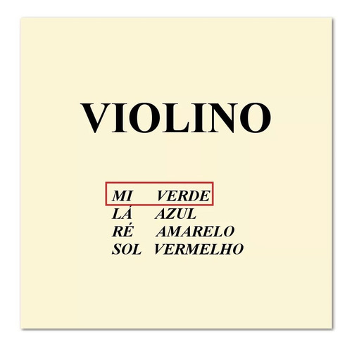 Kit Jogo Corda Avulsa Violino Mauro Calixto 3 Mi + 3 Lá