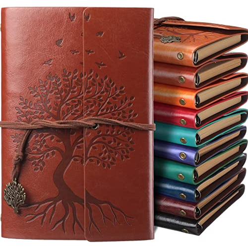 10 Cuadernos De Pu Árbol De Vida, Diarios Encuadernado...