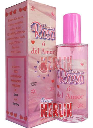 Perfume Cuarzo Rosa - Para Atraer Mágicamente El Amor