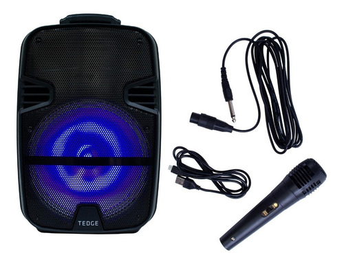 Caixa De Som Portátil Bluetooth Karaokê 12 Polegadas Tedge