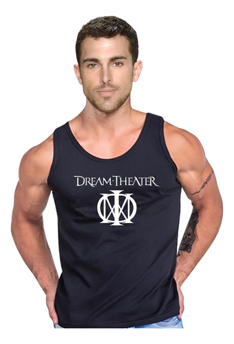 Polera Diseño Dream Theater  Musculosa Tank Gym Life 