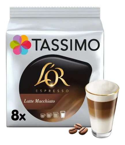 Cápsulas De Café Latte Macchiato 8 Porciones Tassimo L Or