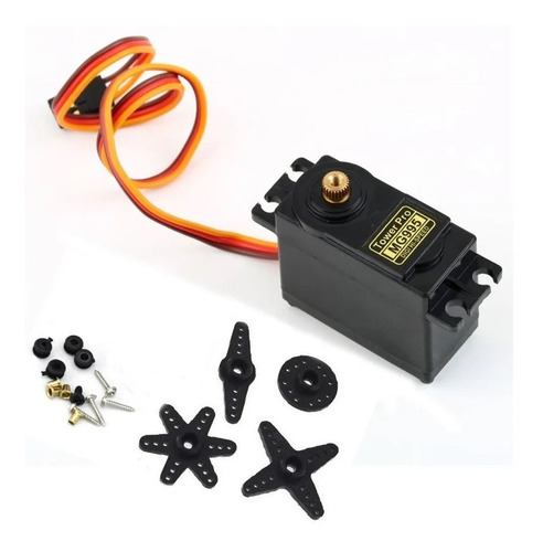 Imagen 1 de 7 de Servo Motor 360 Grados Mg995 - Tecmikro