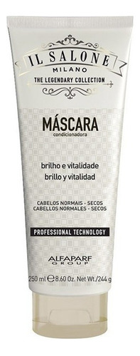 Máscara Alfaparf Il Salone Brilho E Vitalidade 250ml