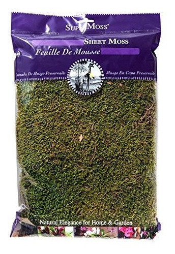 Supermoss 21582 Hoja De Musgo Seco 8 Oz Naturales