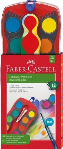 Acuarelas Faber Castell Connector X12 Con Pincel