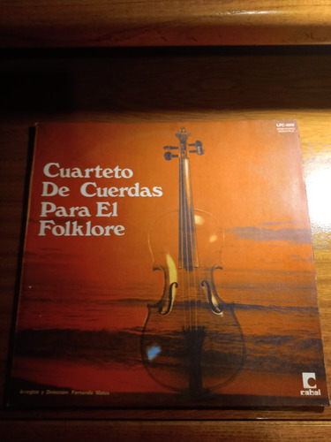 Vinilo Cuarteto De Cuerdas Para El Folklore