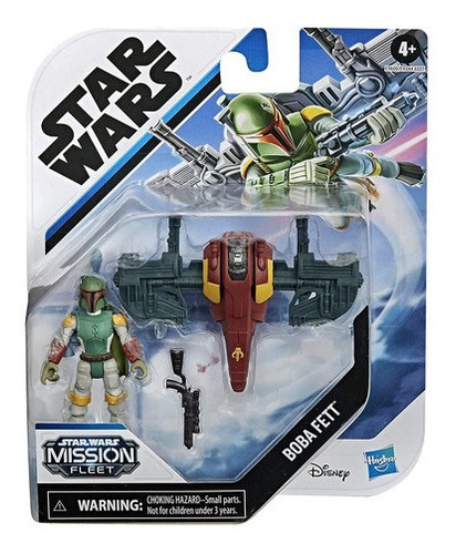 Figura E Minivehículo Star Wars Mission Gear Boba Fett E9344