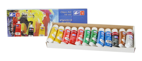 Estuche Pintura Óleo 12 Tubos De 16 Ml Sennelier