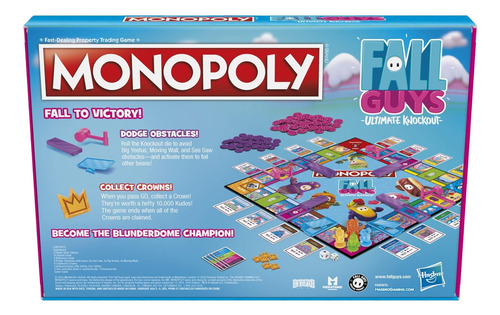 Monopoly Fall Guys Ultimate Knockout Edition Juego De Mesa P