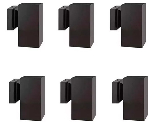 Pack X6 Aplique De Pared Unidireccional Dallas M - Unilux