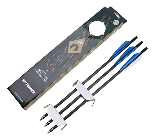 Seta Em Fibra Carbono Puro 16 Kit 03und - Artemis Fxr