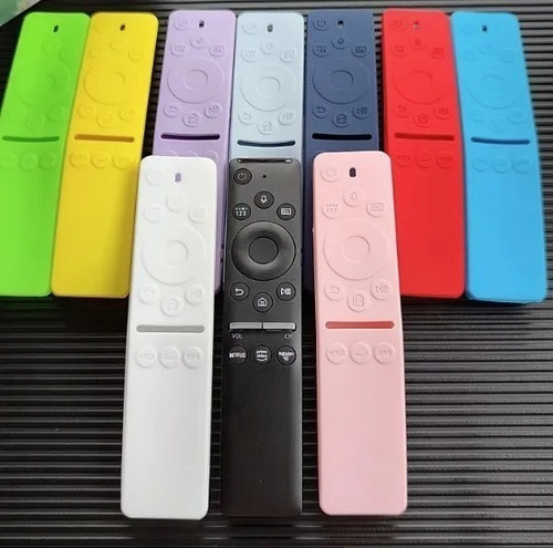 Imagen 2 de 2 de Kit Control De Tv Samsung Smart Tv + Pilas Aa + Funda Protec
