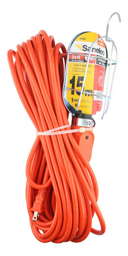 Imagen 3 de 3 de Lámpara Sanelec Taller Metálica Reforzada Extensión 15m
