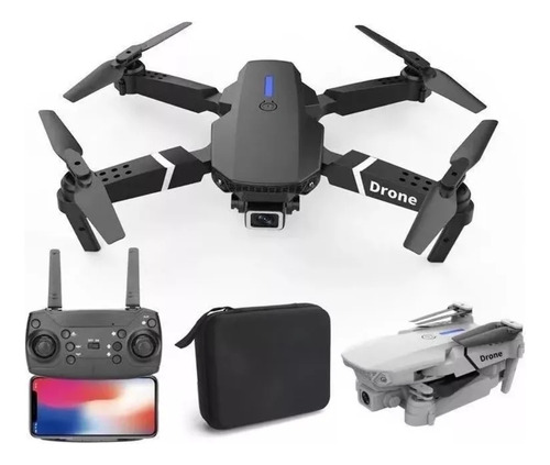 Dron Cuadricóptero Para Niños E88 Pro 4k Dual Con Cámara 