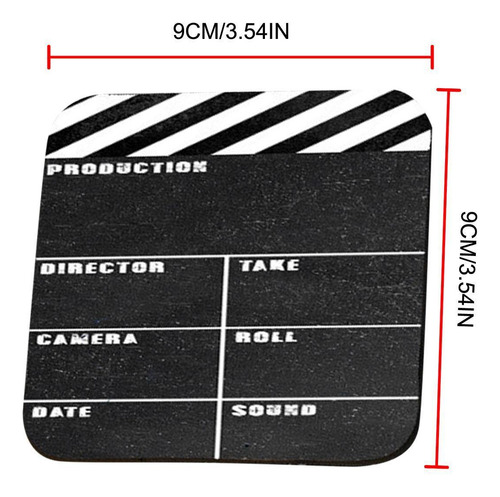 Porta-copos De Filme, De Madeira, De Filme Retrô, De