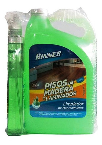 Binner Limpiador Pisos Madera Y Laminados 4.4 L